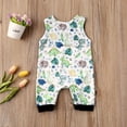 thumbnail image 4 of Coduop Toddlers Baby Boys Girls Sleeveless Print Romper Jumpsuit Summer Bodysuit 0-3 Years, 4 of 6