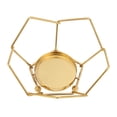 thumbnail image 4 of Candle Holder, Anti Rust Decorations Gold Tealight Holder Metal Craft  For Home For Dining Table, 4 of 8