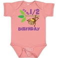 thumbnail image 3 of Inktastic Half Birthday 6 Months Baby Monkey Boys or Girls Baby Bodysuit, 3 of 5