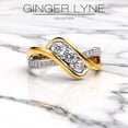 thumbnail image 3 of 3 Stone Engagement Ring  for Women Sterling SilverPromise Ring for Her Ginger Lyne Collection, 3 of 6