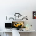 thumbnail image 5 of LaModaHome 1983 Bronco Pickup Metal Silhouette Wall Art, 5 of 5