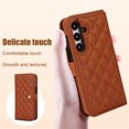 thumbnail image 4 of Allytechgroup Wallet Case for Samsung Galaxy S23 with Credit Card Slot, RFID Blocking PU Leather Case with Lanyard & Shoulder Strap & Kickstand Shockproof Bumper for Women Men, Brown, 4 of 8