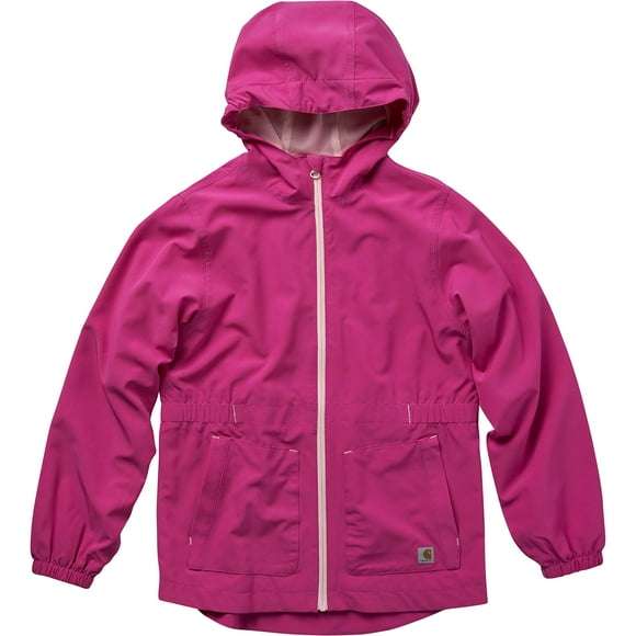 Carhartt Girls' Rugged Flex Ripstop Jacket, Raspberry Rose, 3T