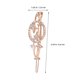 thumbnail image 2 of unbranded 4Ud Pasadores De Metal Dorados Con Y Para Mujer Accesorios, 2 of 7