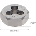 thumbnail image 2 of HUGFEGWE Hex Rethreading Die, UNF 10-32 Carbon Steel Thread Die, Hex Rethreading Die Machine Thread Die, Hexagon Taper Pipe CJB91-22837, 2 of 8