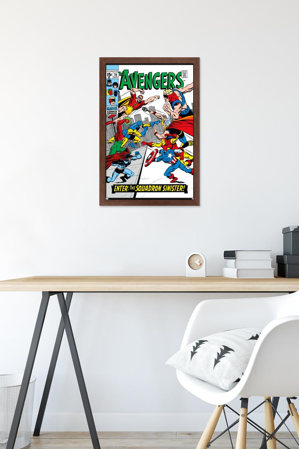 Marvel Comics - Avengers #70 Wall Poster, 14.725" x 22.375" Framed