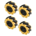 thumbnail image 3 of Omni-Directional Wheel, Artificial Wheel Shape Three-dimensional Omni Wheel Yellow And Black  For Smart Car, 3 of 8
