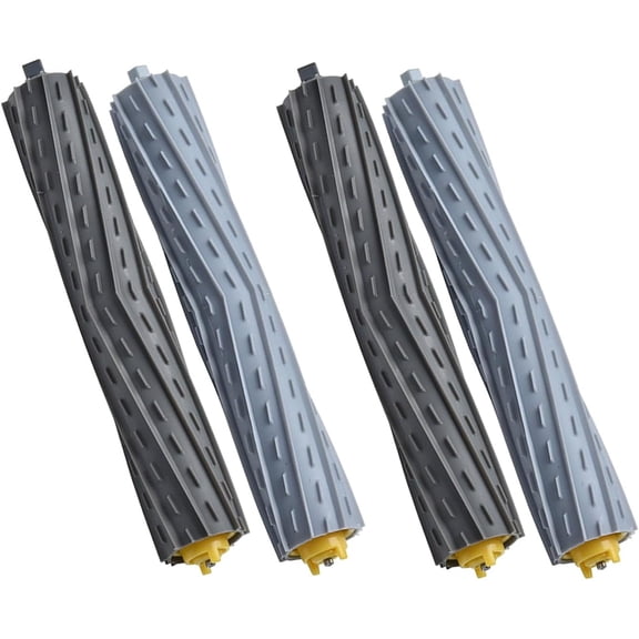 Rubber Roller Brushes, Replacement for iRobot Roomba 800 900 Series, Tangle-Free Dual Multi-Surface Debris Extractor, 2 Sets of Vacuum Cleaner Parts