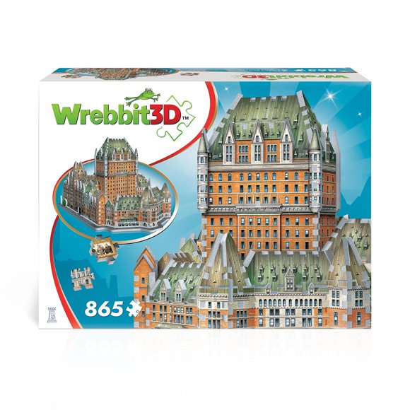 WREBBIT3D le Château Frontenac Casse-Tête 3D - 865 Pcs