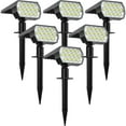 thumbnail image 1 of Luces Solares de Foco WELALO Paquete de 6 con 65 LED Impermeables IP68, 1 of 6