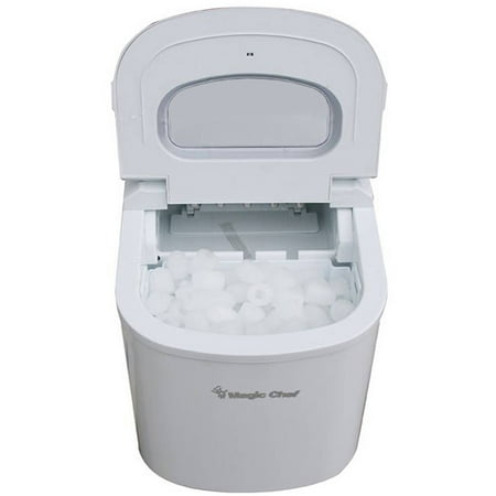 Magic Chef Portable Countertop 27-Pound Ice Maker, White Home Garden ...