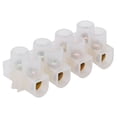 thumbnail image 3 of Bloque de terminales de 20 piezas Suministros de conectores de cables industriales ignífugos de tipo pasante 20A4‑in‑4‑out, 3 of 14