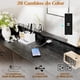 thumbnail image 4 of FURRIFIC Comoda Cajonera para Recamara, Comodas y Cajoneras con 2 Salidas y 2 USB Luces Led, Mueble Organizador Cajoneras de Estructura Metal con 9 Cajones, Almacenamiento de Casa y Oficina (Blanco), 4 of 9