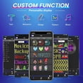 thumbnail image 5 of Pecham Programmable LED Sign, Scrolling Bright Advertising LED Signs, Flexible Digital Sign Bluetooth App Control Custom Text Pattern Pre-Made Animation, LED Sign for Car Store Bar, 14"x4", 5 of 7