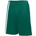 thumbnail image 2 of Augusta S Youth Attacking Third Shorts Dark Green/White 1623, 2 of 5