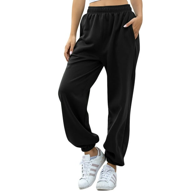 high waist cargo joggers