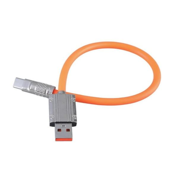 ROCKROK Short USB to USB C Cable 66W Fast Charging Cord 480Mbps for Phone Laptop