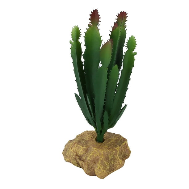 LHCER Aquarium Fake Cactus Plant,Aquarium Artificial Fake Cactus