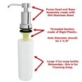 Builtin Foaming Soap Dispenser Stainless Steel Foam Soap Pump with