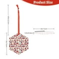 thumbnail image 3 of Hirioo Rocket Pattern for Acrylic Christmas Pendant Hanging Christmas Tree Ornaments, Car, Home, Office Gift Decor-Hexagon, 3 of 7