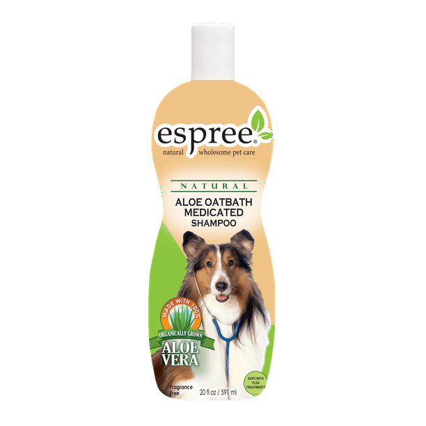 Espree Aloe Oatbath Medicated Shampoo for Dogs, 20oz