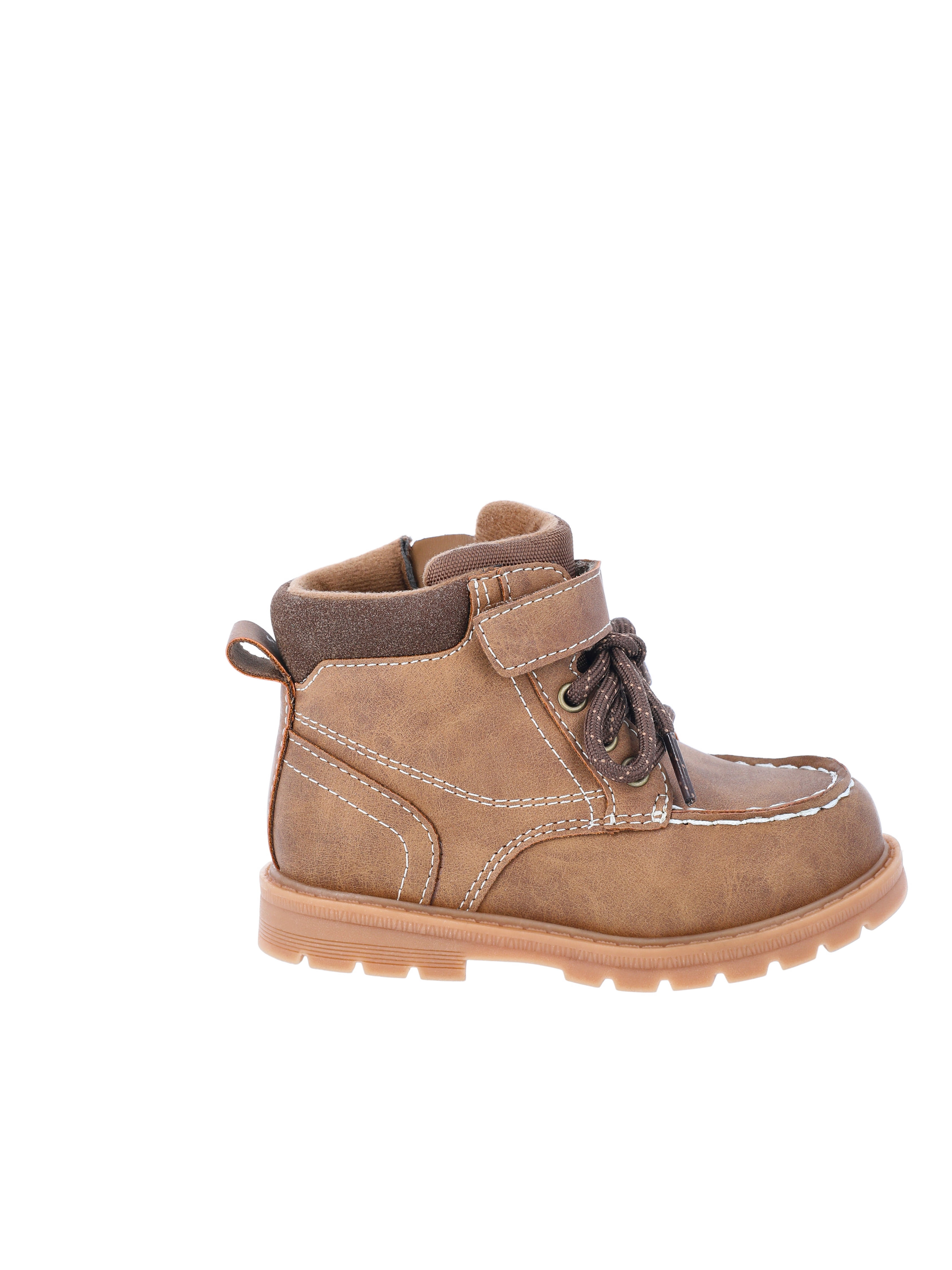 Wonder Nation Toddler Boys Lace Up Moc Toe Boots