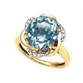 thumbnail image 2 of Star K � Large Oval 12x10mm Genuine Sky Blue Topaz Love Knot Big Stone Ring, 2 of 9