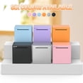 thumbnail image 7 of Hizgo Orange Stainless Steel Piggy Bank for Adult, Must Break to Open Money Saving Box (Orange 4.72 Inch), 7 of 7