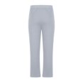 thumbnail image 4 of Sweatpants for Men- Wide Leg Loose Solid With Pockets Zip-up Gym Men‘s Pants Blue L, 4 of 4
