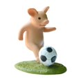 thumbnail image 4 of Estatua de cerdo en miniatura para jardín, estatuilla de cerdo en miniatura, decoración del hogar, decoración de jardinería, estatuilla de Animal para fútbol americano, 4 of 8