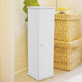 Herchr Paper Cabinet Free Standing White Toilet Paper Bathroom