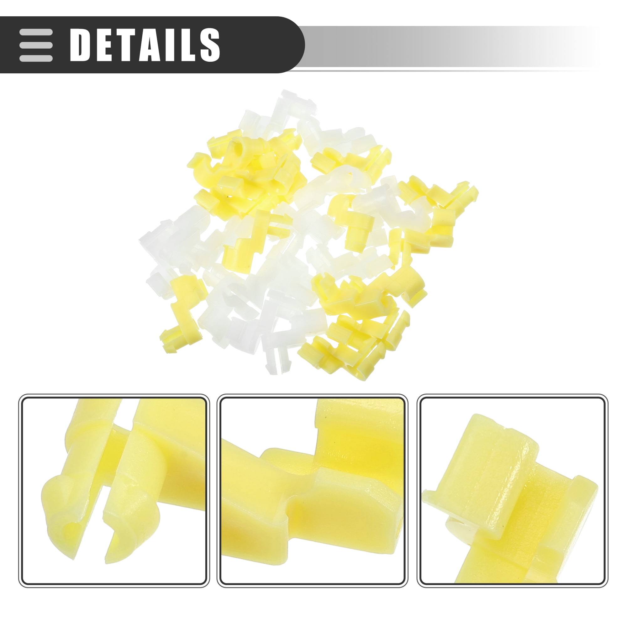 Unique Bargains Tailgate Door Handle Clip for Toyota Highlander 2001-2013 Plastic 15Pcs