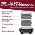 thumbnail image 2 of Elite Gourmet EG808 - Sartén eléctrica antiadherente de 8 x 8 pulgadas, apto para lavaplatos con tapa ventilada de vidrio templado, calentamiento rápido, 600 W, negro, 2 of 5