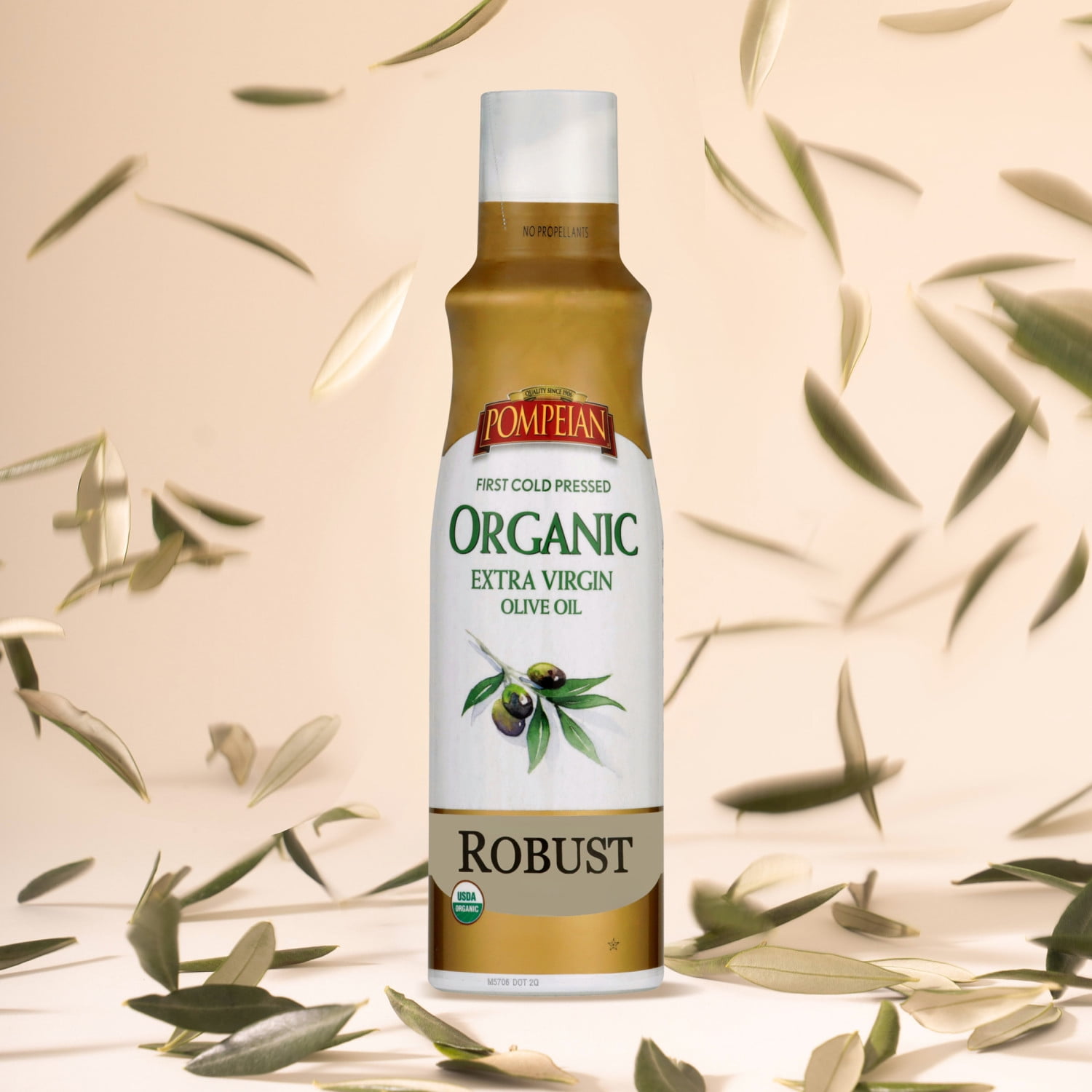 (6 pack) Pompeian Organic Robust Extra Virgin Olive Oil Cooking Spray - 5 fl oz, 1 Count