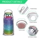 thumbnail image 5 of Frascos De Vacío De Diamante Frascos de vacío de diamante con cadena Tazas térmicas Botella para beber (350ml Multicolor) Tmvgtek Libre de BPA, 5 of 7
