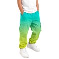 thumbnail image 5 of RUTAYY Boys Cargo Pants Gradient Straight Leg Casual Trousers with Front Pockets Outdoor Activity, Green, 5 of 7