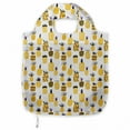 thumbnail image 1 of Yellow Shopping Tote Bag, Summertime Themed Abstract Patterned Pineapples Beach Fruits Doodle Style Drawing, Sturdy Fabric Foldable Lightweight Market Bag for Daily Use, Multicolor, by Ambesonne, 1 of 4