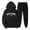 Black&1080, variant on Mens Sweatsuit 2 Peice Sets Casual Men's Jogging Tracksuit Set Letter Graphic Y2K Pullover Hoodies Pants Athletic Sweat Suit for Men