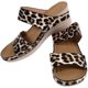 thumbnail image 5 of Leopard Print Sandals For Women Comfortable Wedge Footwear For Beach Parties And Daily Life Size 37 1 Pair, 5 of 5