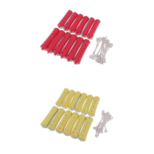 24x Rodillos Perming Rodillos Perm Rizadores para Curling Waves Rods Tools Sunnimix Hair Perm Rods Hair Slon Uso
