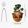 thumbnail image 3 of The Happy Gift - Suncatcher Stained Glass Art Window Hangings, 3 of 9