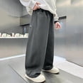 thumbnail image 2 of Tween Boys Sweatpants Athletic Jogger Pants for Boys 5-16 Years Kids Youth Open Bottom Pants with Pockets Kids Sweatpants Size 11-12 Years, 2 of 9