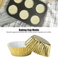 thumbnail image 3 of 500 Uds. De papel de aluminio para pastel, taza, Cupcake, moldes para magdalenas, herramientas de cocina para hornear, 3 of 8