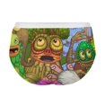 thumbnail image 4 of My Singing Monsters Women's Underwear Briefs Soft Stretch Panties Breathable Comfortable Panties Undies 3XL, 4 of 6