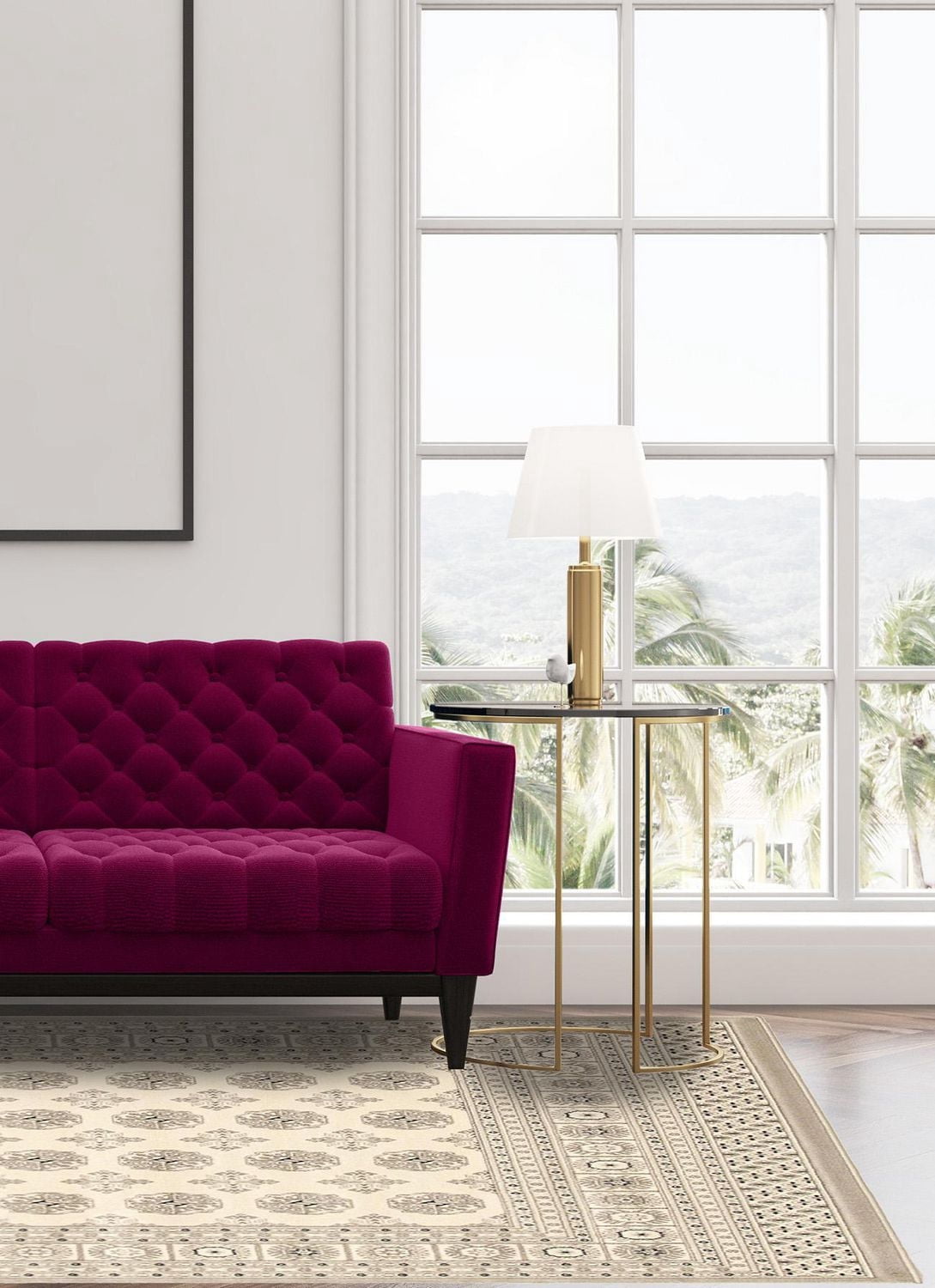 Tekke Oriental Area Rug for Living Room