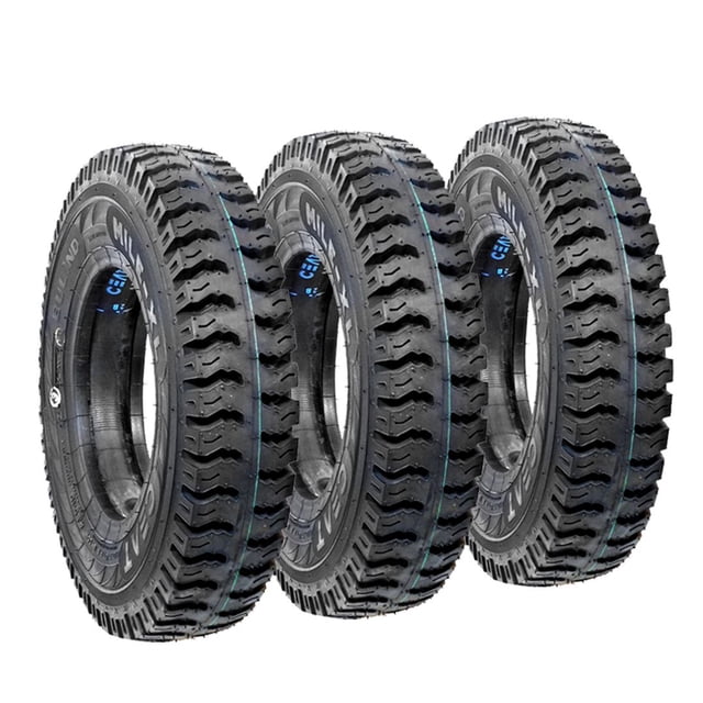 Jgo. Llantas para Motocarro CEAT 4.50-10 3 pzs Tube Type BULLAND MILE XL. India