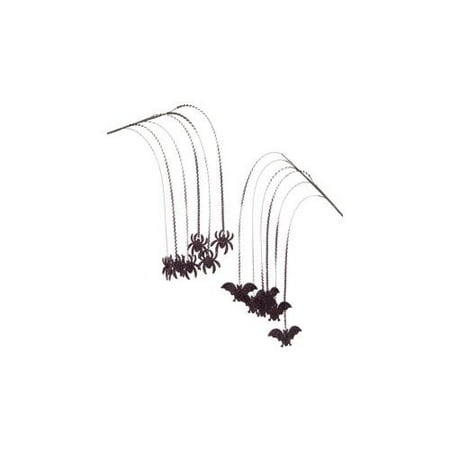 Club Pack Of 12 Black Bat And Spider Themed Sprays 22 Club Pack Of 12 Black Bat And Spider Themed Sprays 22