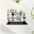 thumbnail image 5 of Custom Chemistry Metal Sign,Personalized Chemistry Teacher Name Wall Decor,Chemistry Lover Laboratory Wall Art,Science Teacher Student Metal Plaque Class Decor, 5 of 6