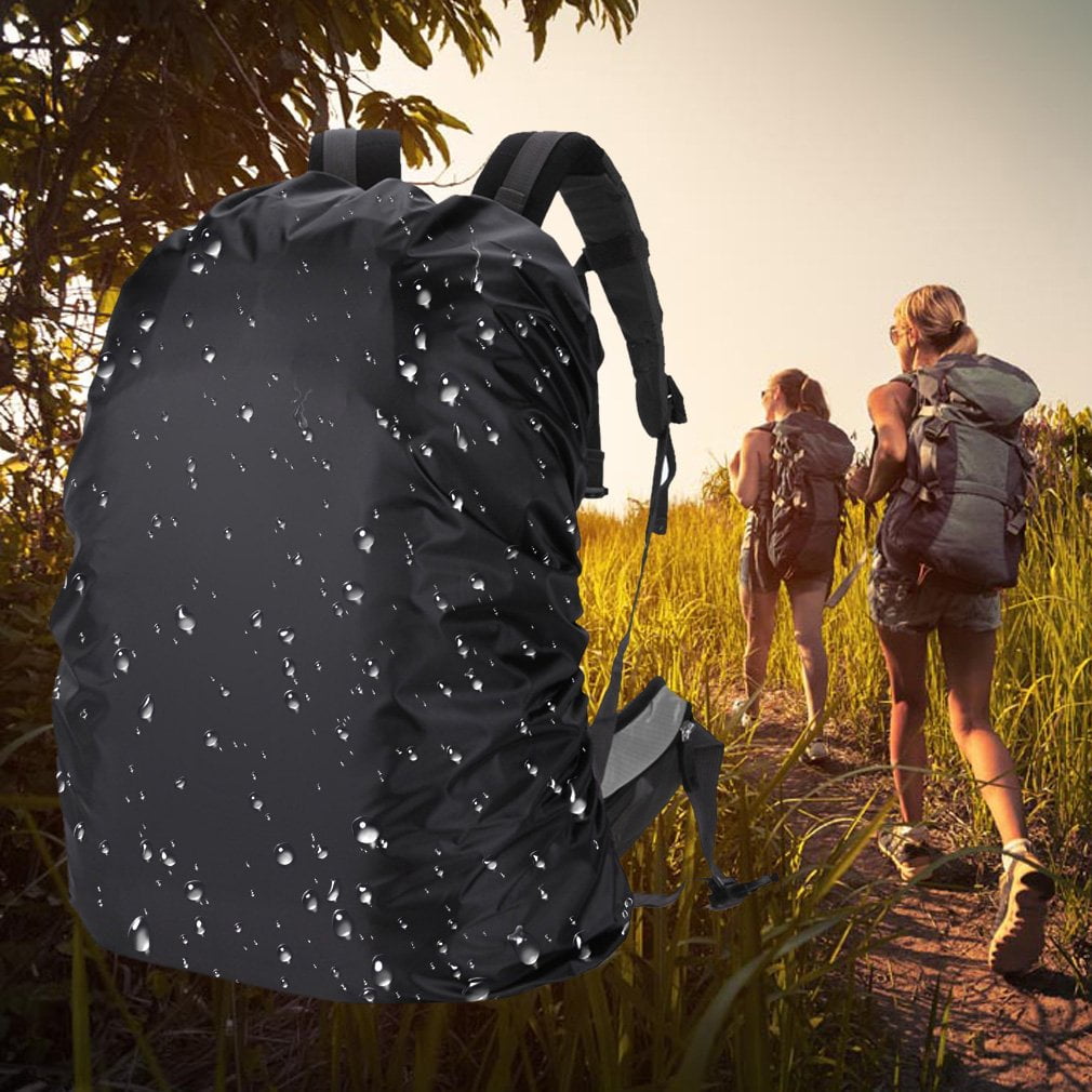 Timetided Rain Cover Backpack 20L-80L Waterproof Bag Tactical Outdoor Camping Hiking Climbing Dust Raincover Black