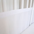 thumbnail image 4 of Halo® Breathable Mesh Crib Liner for Full Sized Crib, White, 4 of 10